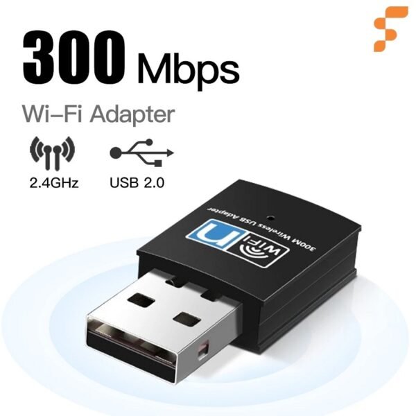RECEPTOR DONGLE WIFI USB 2.0 DN-W300U4