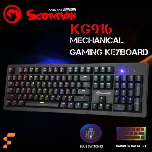 Teclado mecánico Marvo KG916