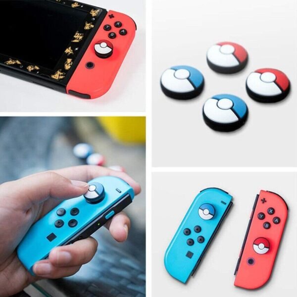Silicon Análogos Joy-Con Pokémon Pokeball Go