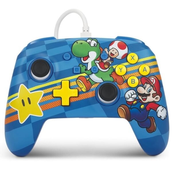 Control Nintendo Switch Alámbrico Power A Mushroom Kingdom Friends