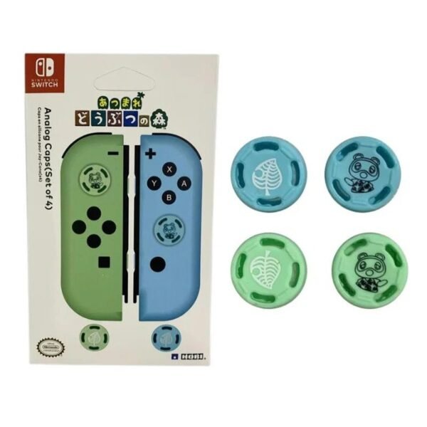 Silicon Análogos Joy-Con Animal Crossing Bear Leaf