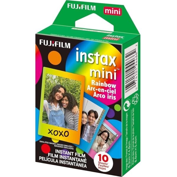 Papel para Instax mini Fujifilm Rainbow
