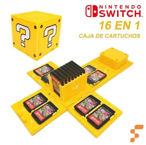 Porta Juegos Cubo Mario ?