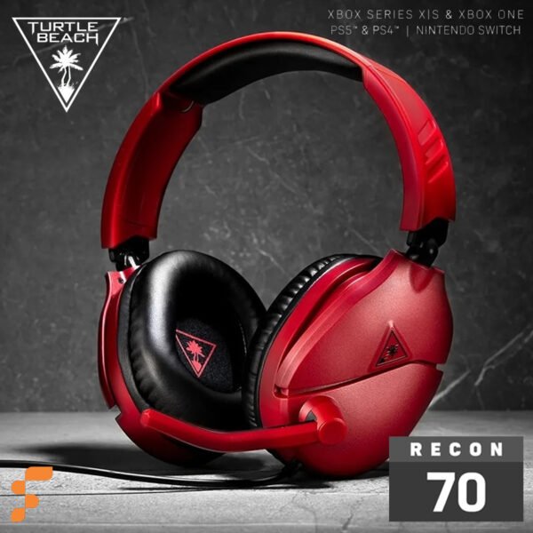 Audífonos Turtle Beach Recon 70 Rojos