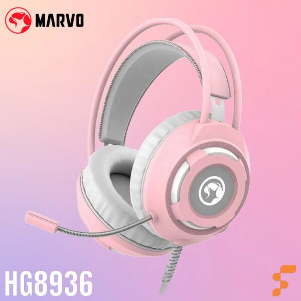 Audífonos Marvo Rosa HG-8936