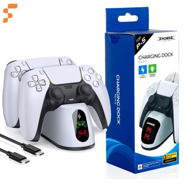 Base Carga Control Ps5 Doble Dobe