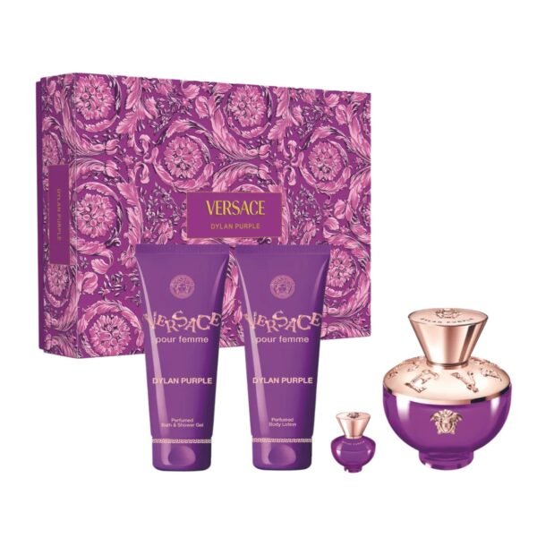 Versace Dylan Purple Set 4 Piezas