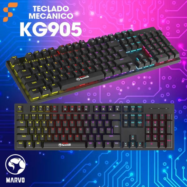 Teclado mecánico Marvo KG905